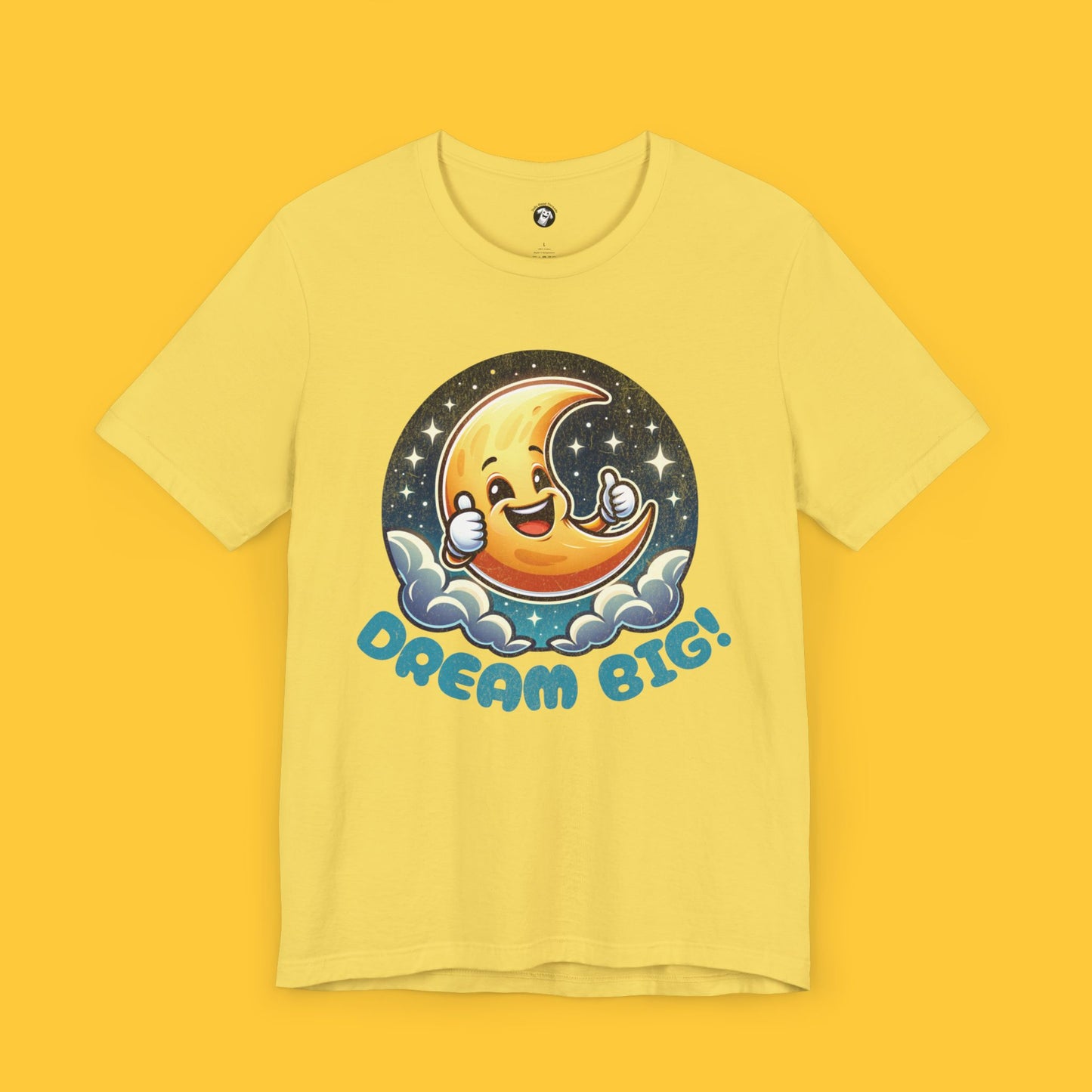 Dream Big: Cheerful Moon Tee