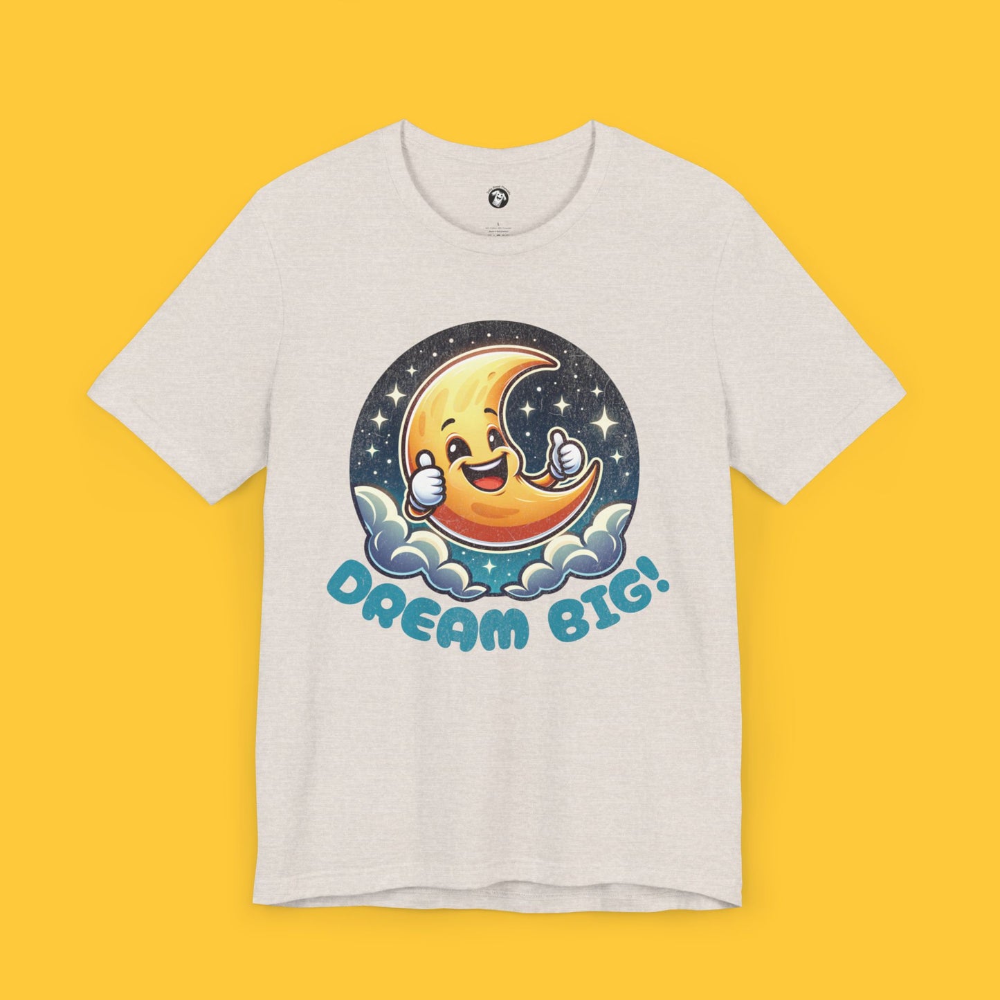 Dream Big: Cheerful Moon Tee