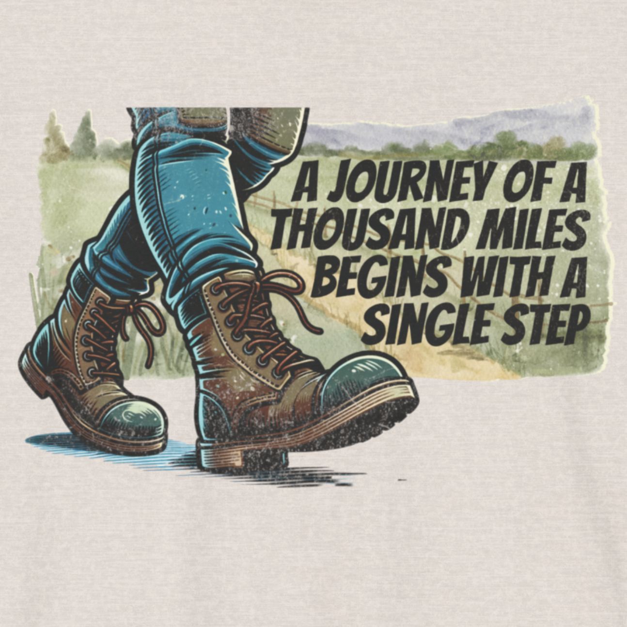 Journey of a Thousand Miles Tee