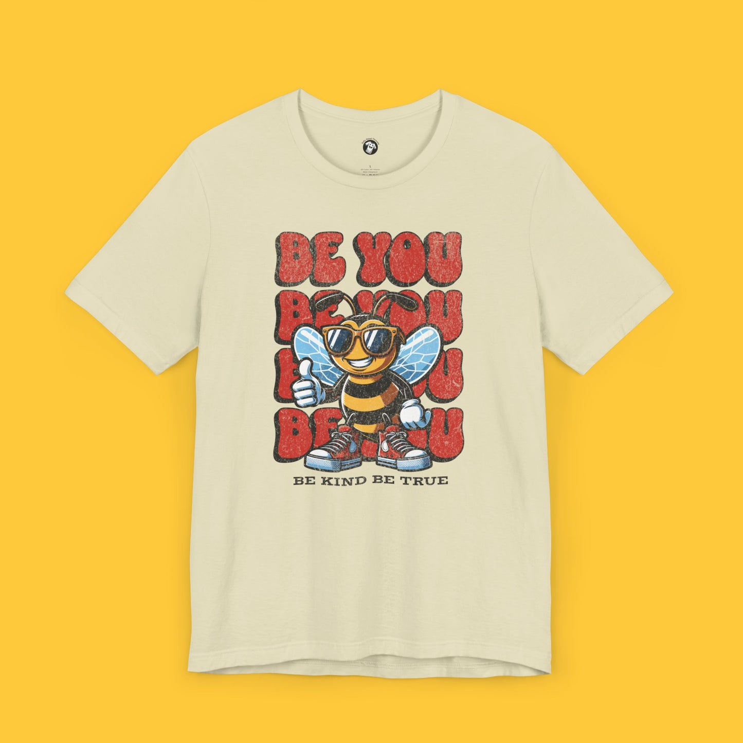 Distressed Be You, Be Kind, Be True Bee Tee