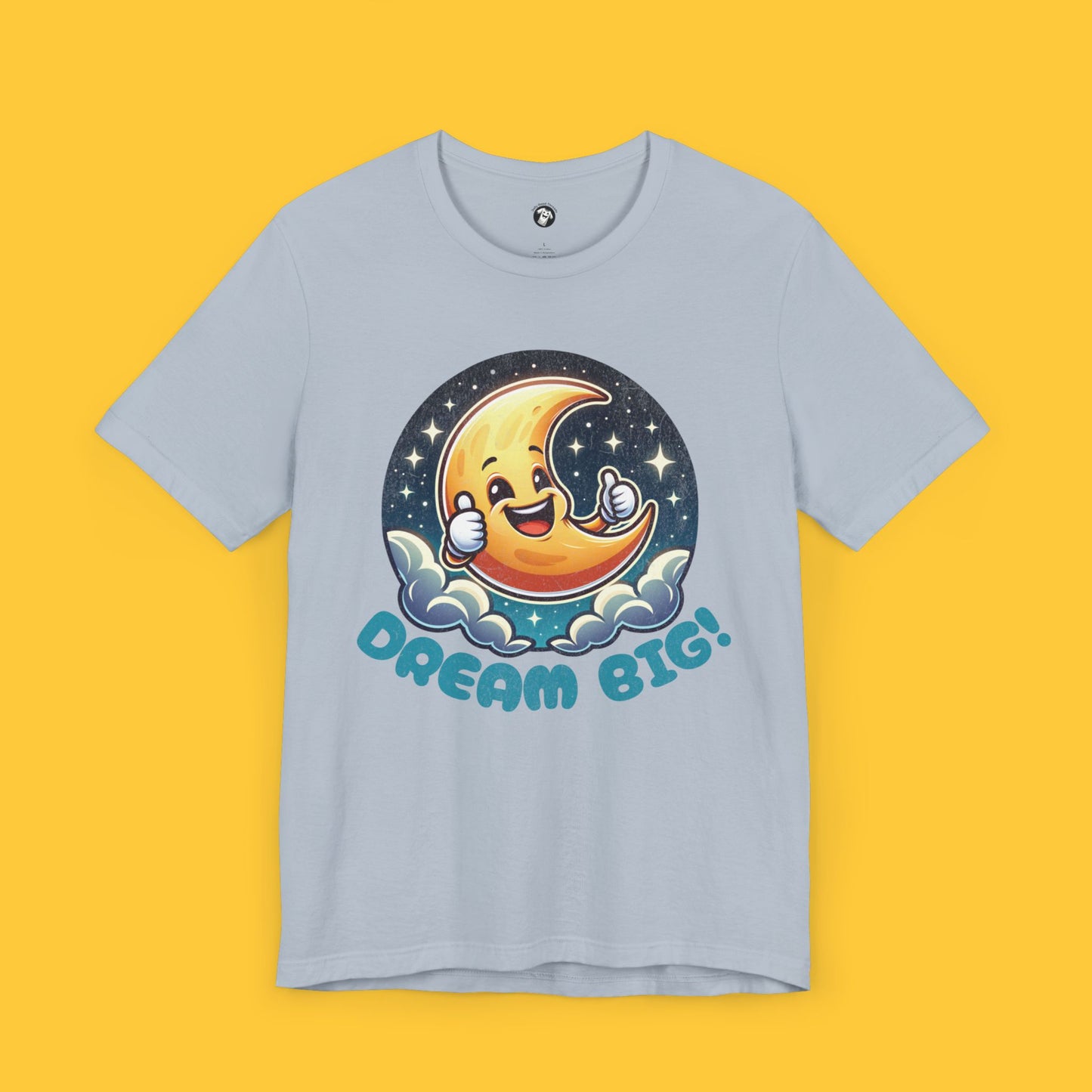 Dream Big: Cheerful Moon Tee