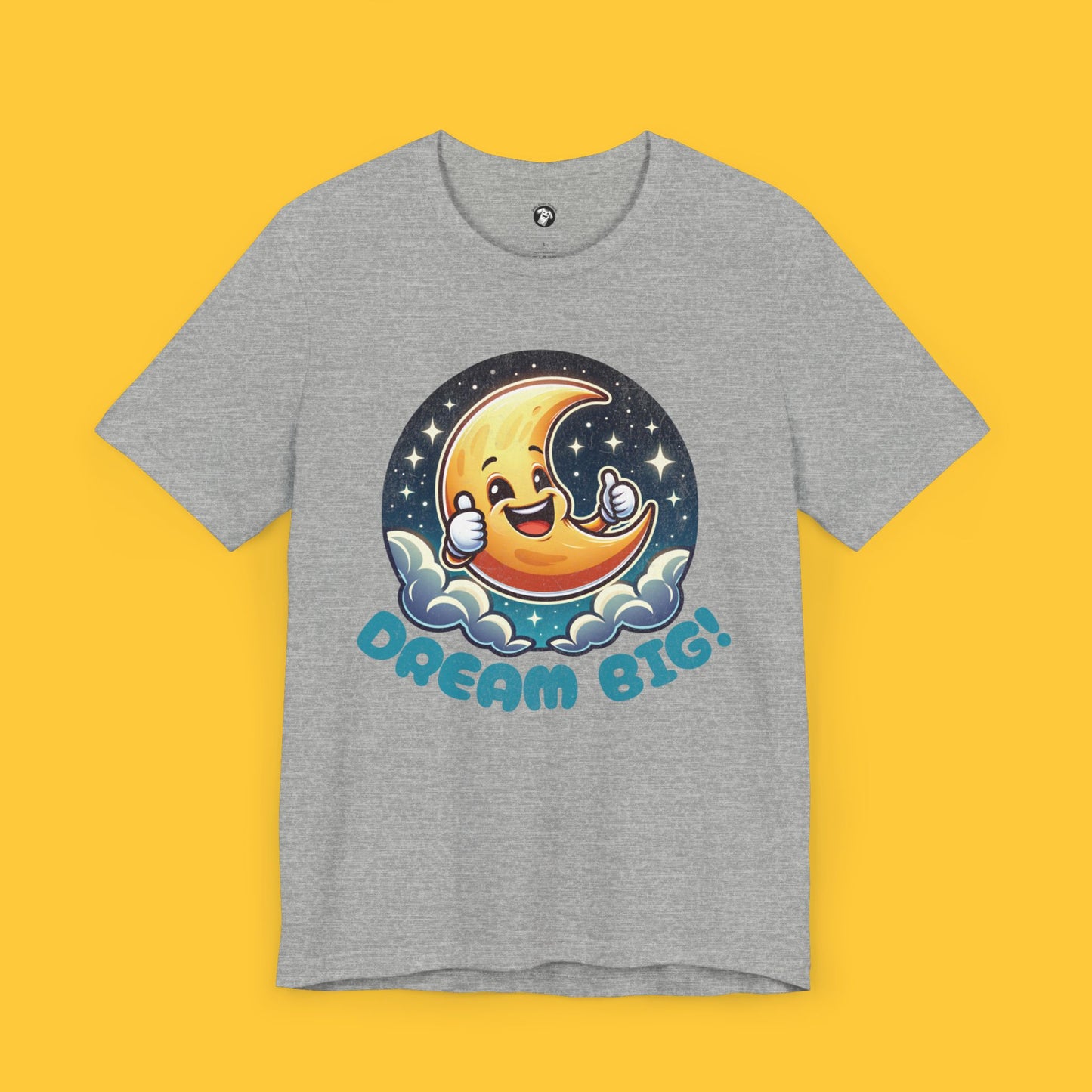 Dream Big: Cheerful Moon Tee