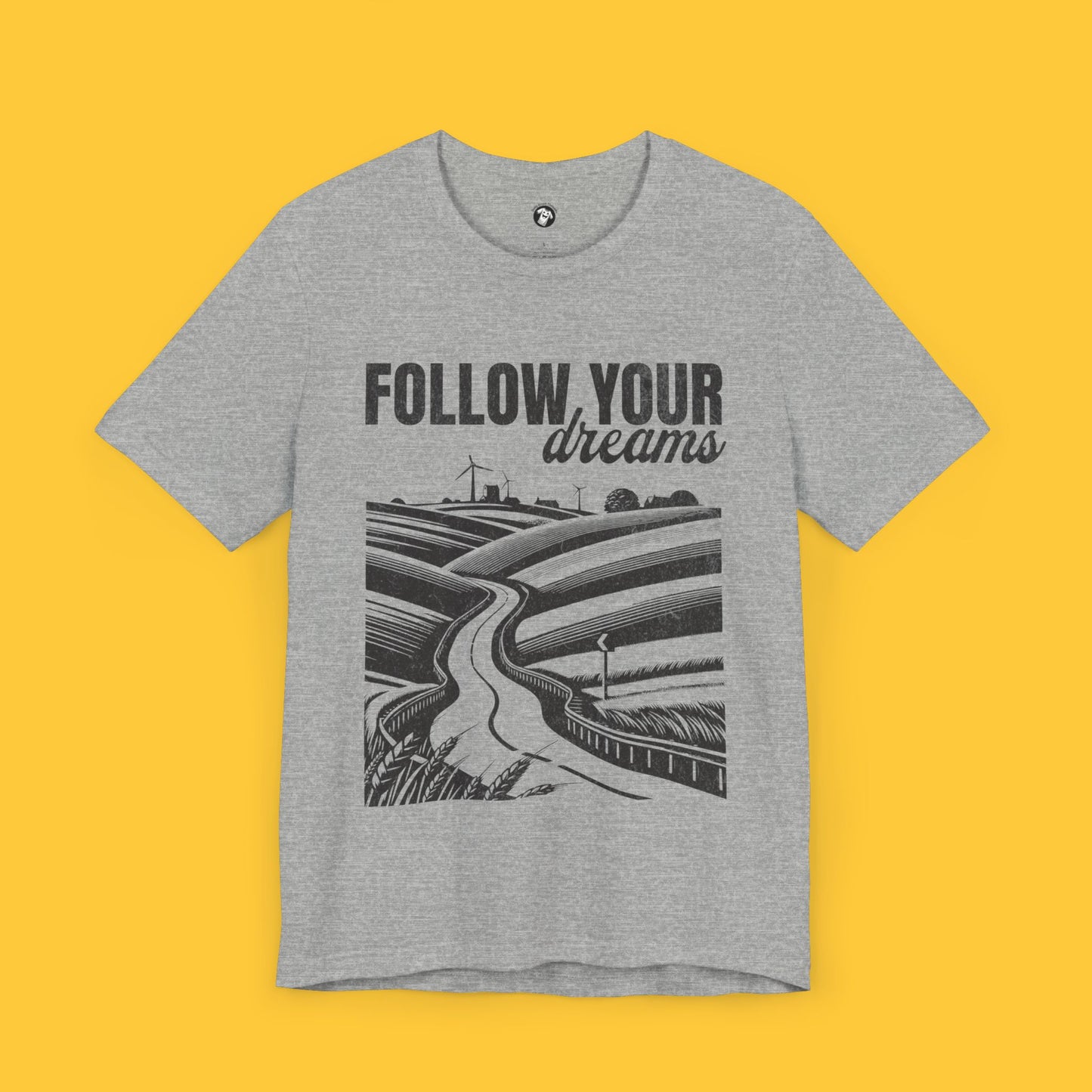 Follow Your Dreams Tee – Countryside Silhouette