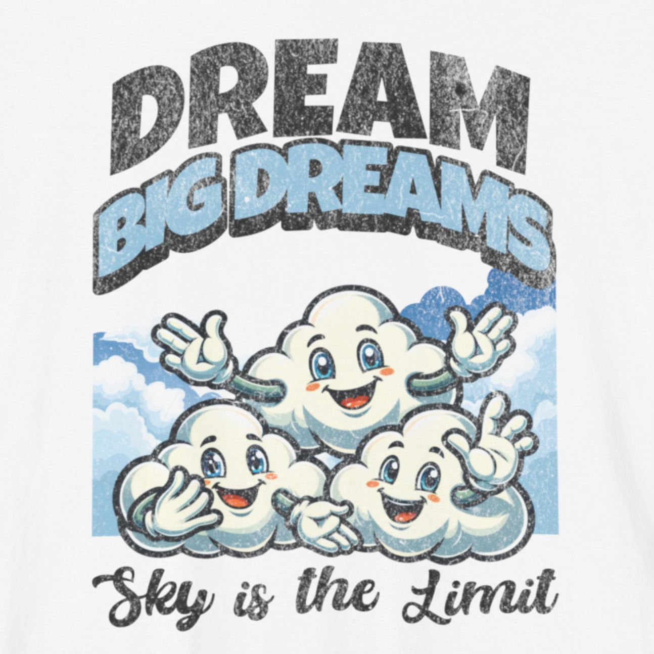 Distressed Dream Big Dreams Tee