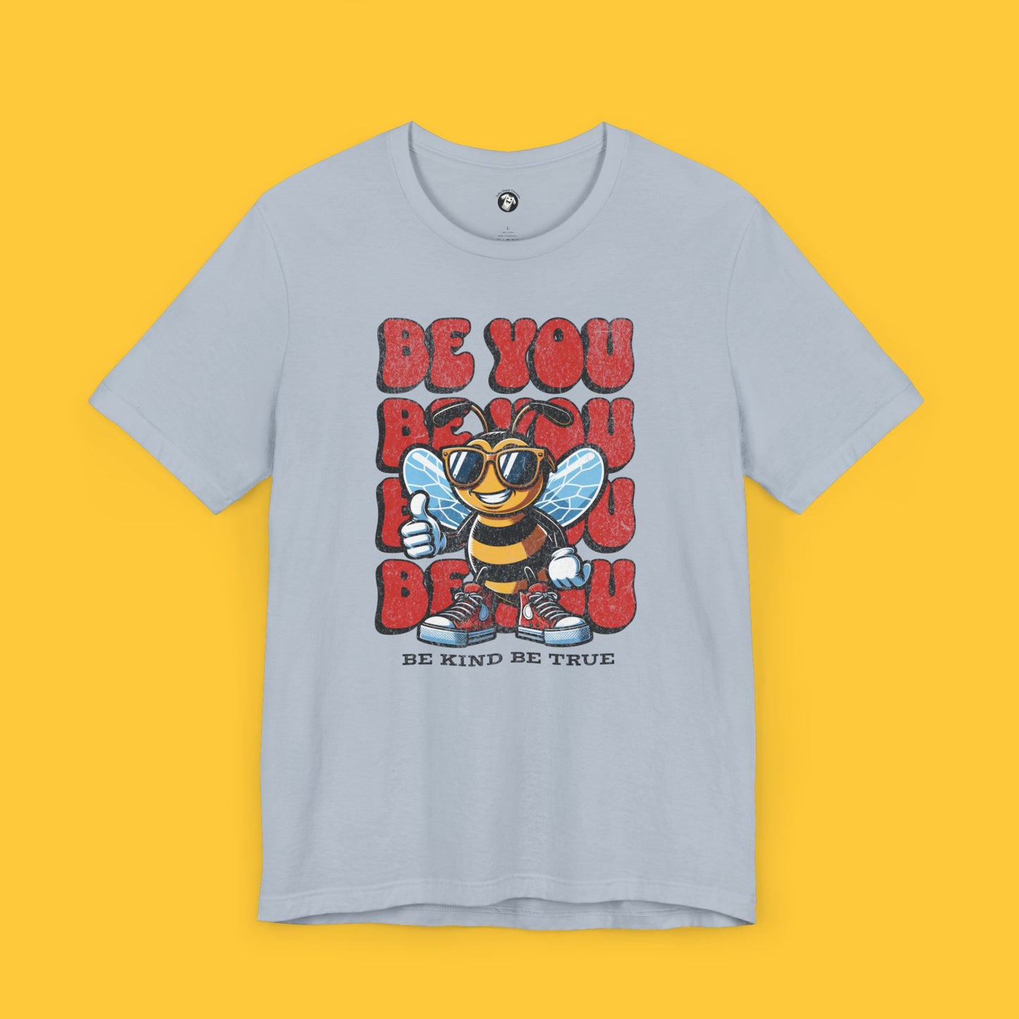 Distressed Be You, Be Kind, Be True Bee Tee