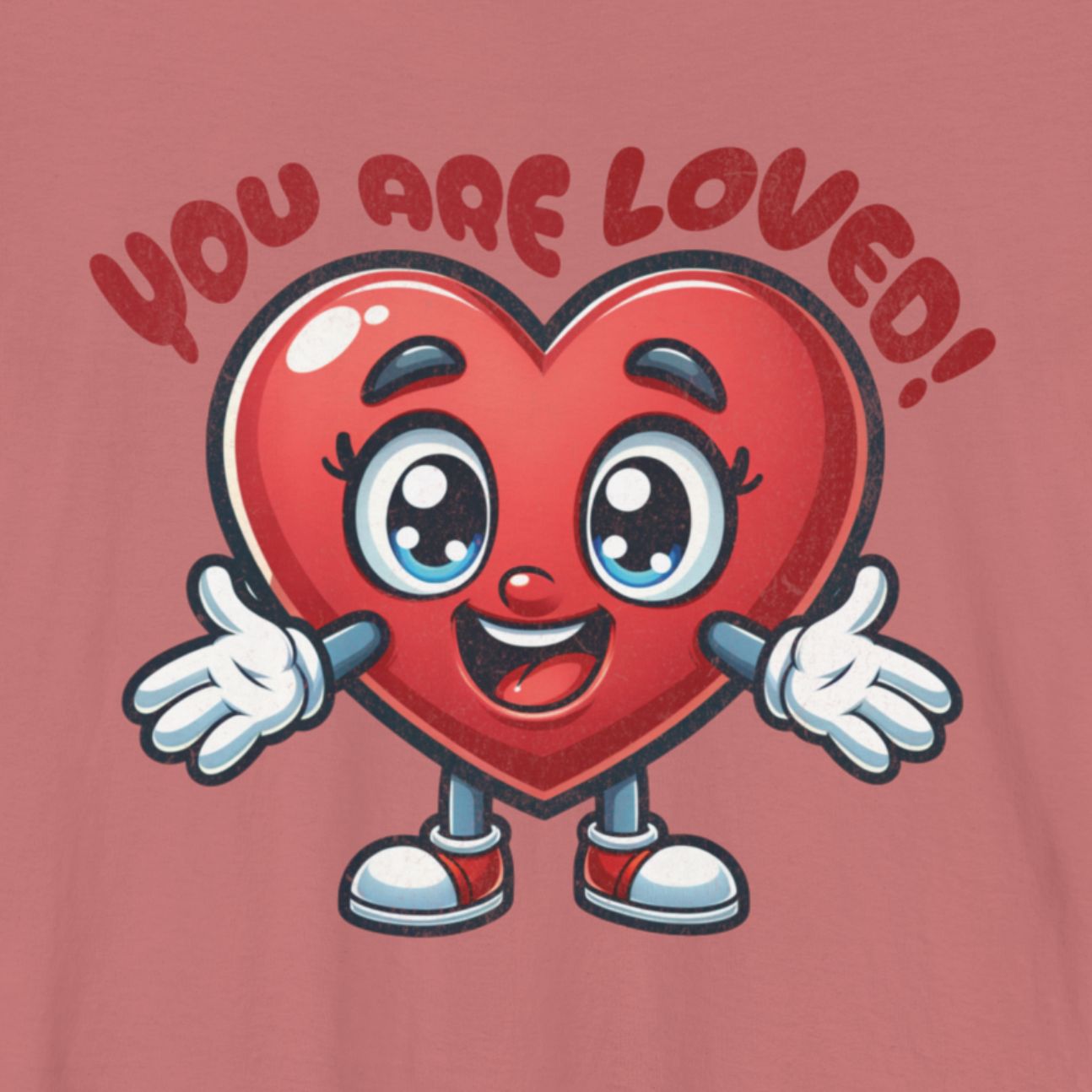 You Are Loved: Heart Hug Tee