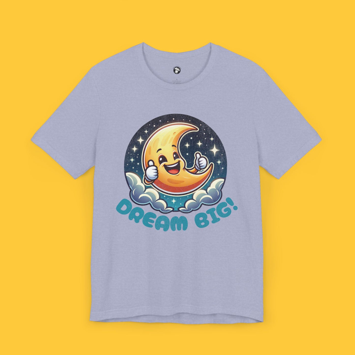 Dream Big: Cheerful Moon Tee