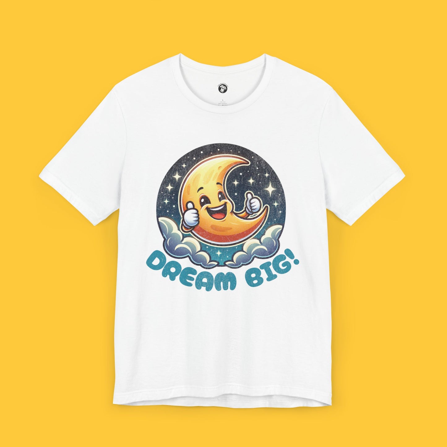 Dream Big: Cheerful Moon Tee