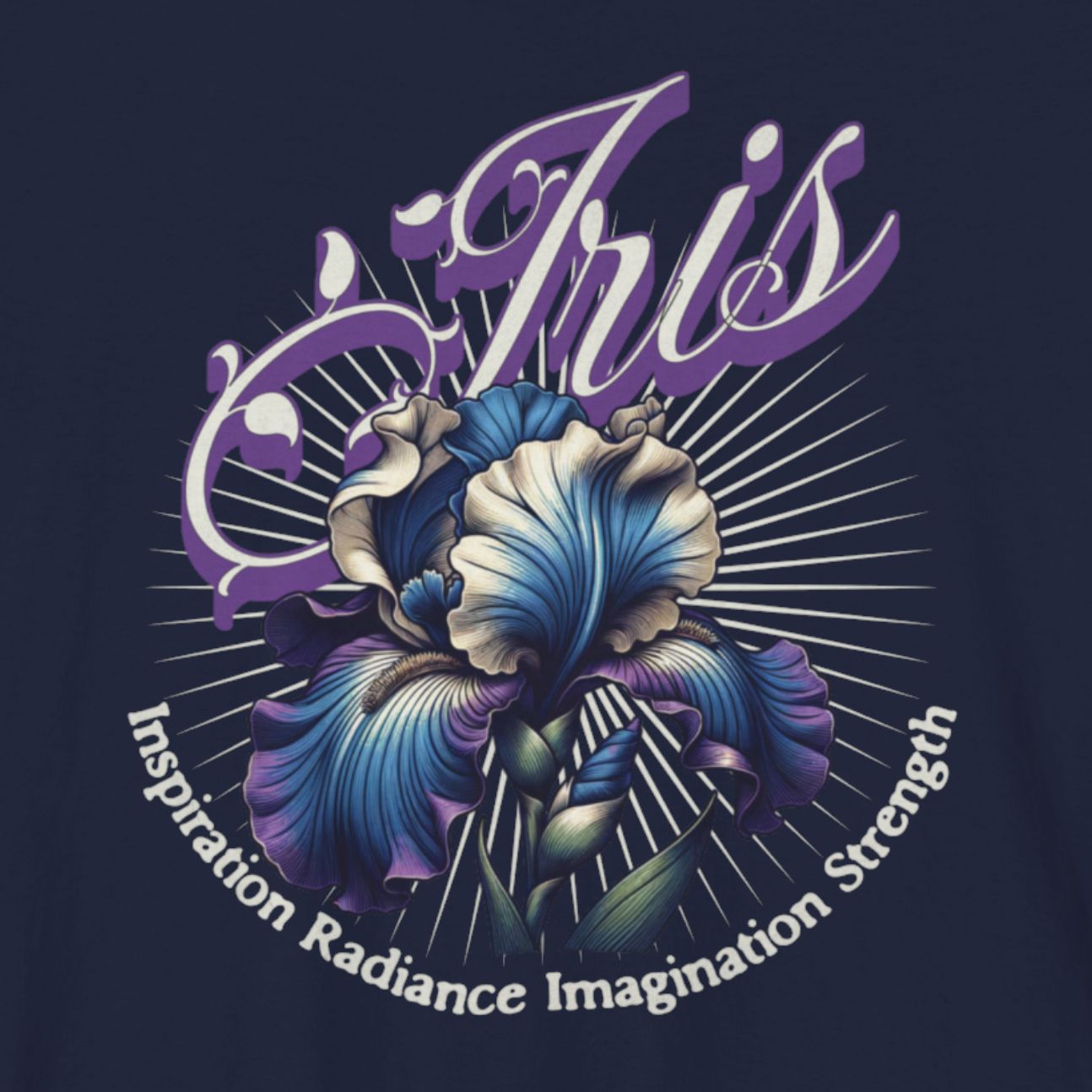 Iris: Inspiration Radiance Imagination Strength Tee