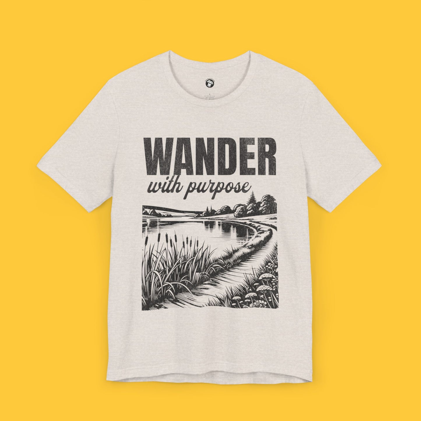 Wander with Purpose: Lake Path Journey Tee