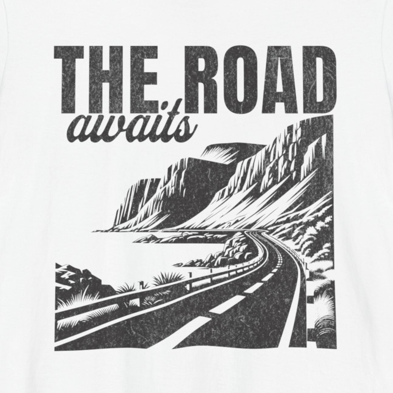 The Road Awaits: Coastal Journey Tee