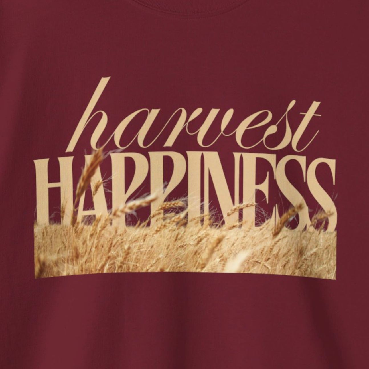 Harvest Happiness Wheat Fields Sweatshirt