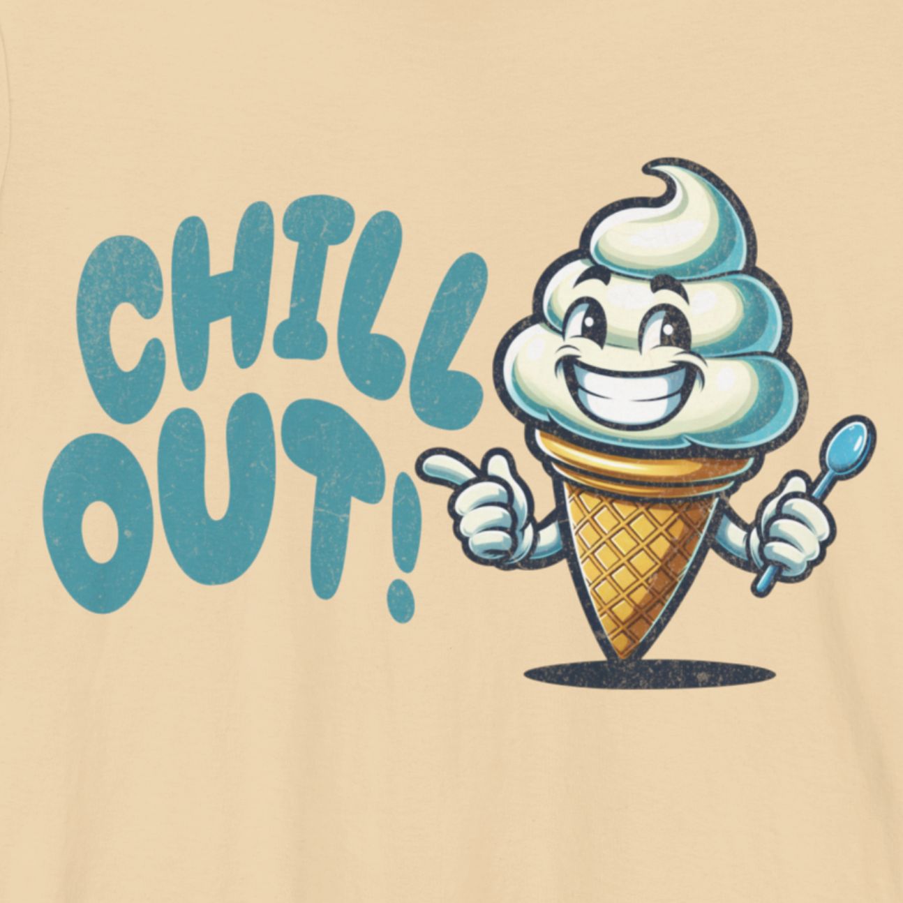 Chill Out: Ice Cream Cone Tee